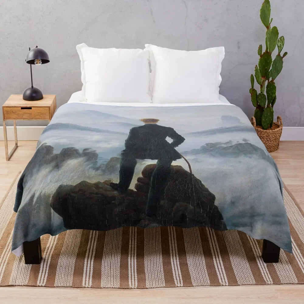 

Casper David Friedrich's Wanderer Above the Sea of Fog Throw Blanket Moving cosplay anime christmas gifts decorative Blankets