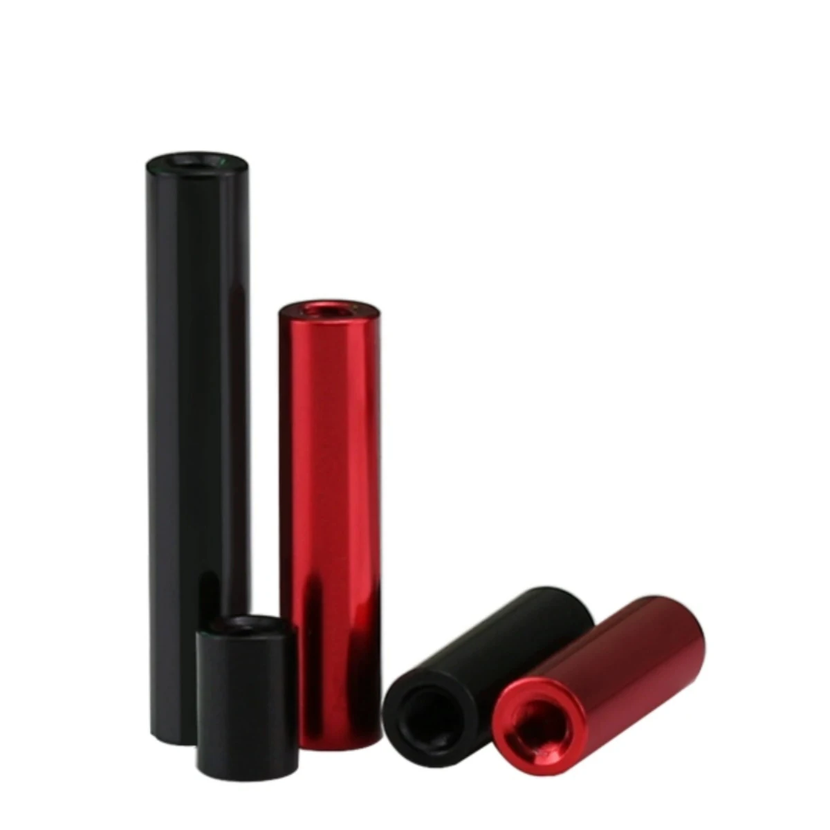 5Pcs M3 D6mm Aluminum Alloy Column Threaded Sleeve Rod Stud Round Connector Standoff Nut Drone Accessory Nuts L=6mm-70mm image 4