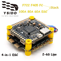 F405 V3 F722 Flight Controller BLS 4-in-1 60A 80A 100A ESC 2-6S Stack/Flytower for Remote Control FPV Racing Drone Quadcopter