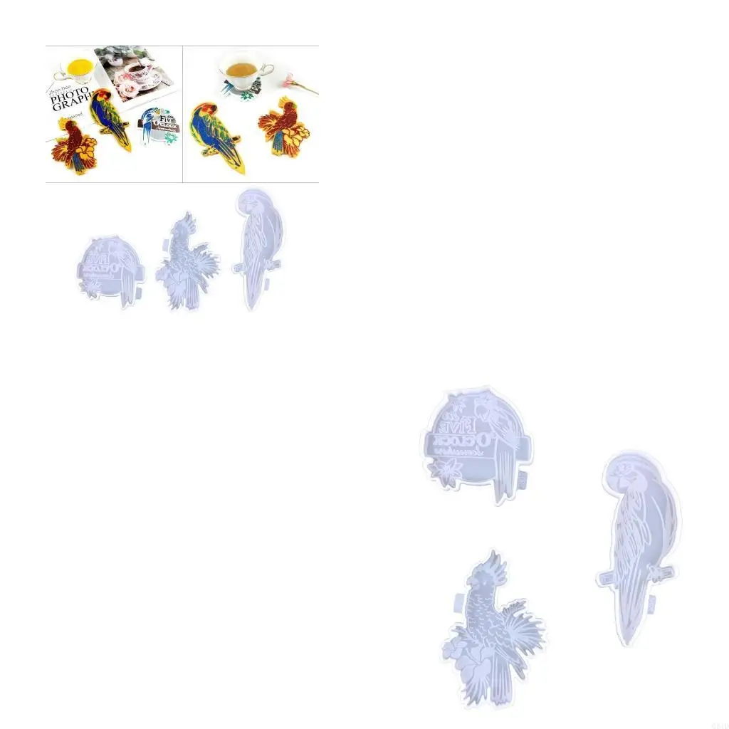 

Silicone Resin Cake Holder Tray Mold Fruit Cup Mold Resin Parrot Mold Food Station Serving Tray Mold Diy Coaster Casting