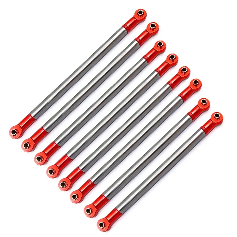 RC Car 1set Aluminum Alloy Link Rod 313MM Wheelbase Universal for 1/10 RC Car Crawler Axial SCX10