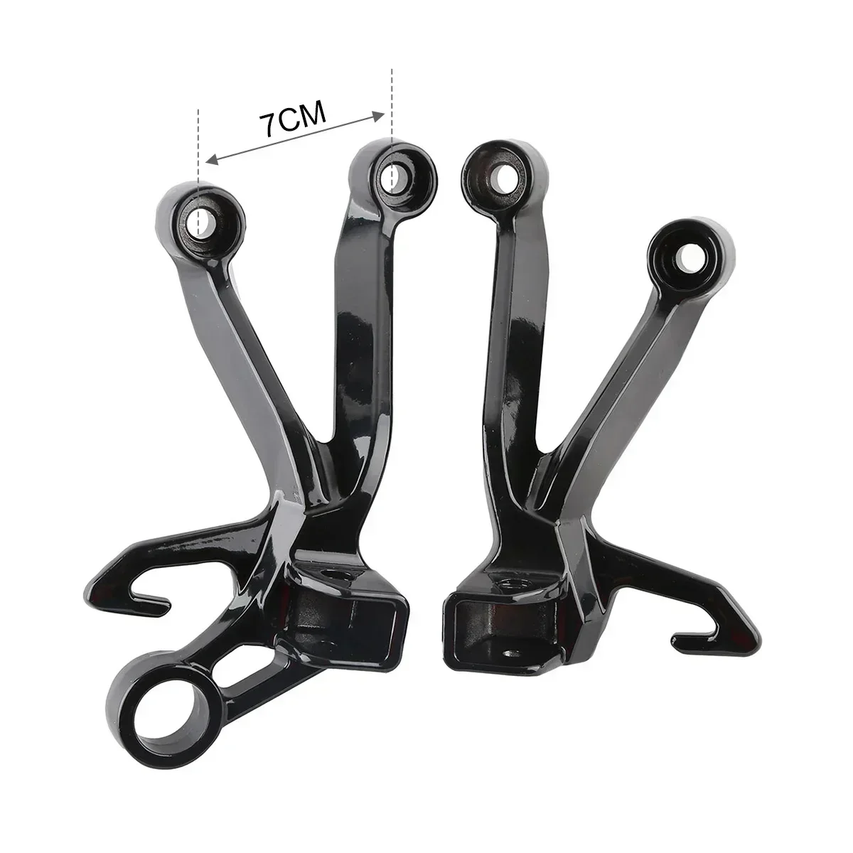 Accesorios moto Rear Foot Pegs Footrest Bracket Set For Suzuki GSXR 1000 2003-2004 K3