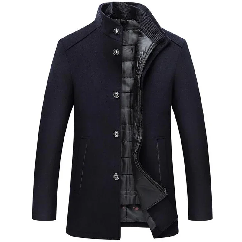 

Customizable Men's Jacket Men Fleece Casual Coats Jacket Windbreaker Coat