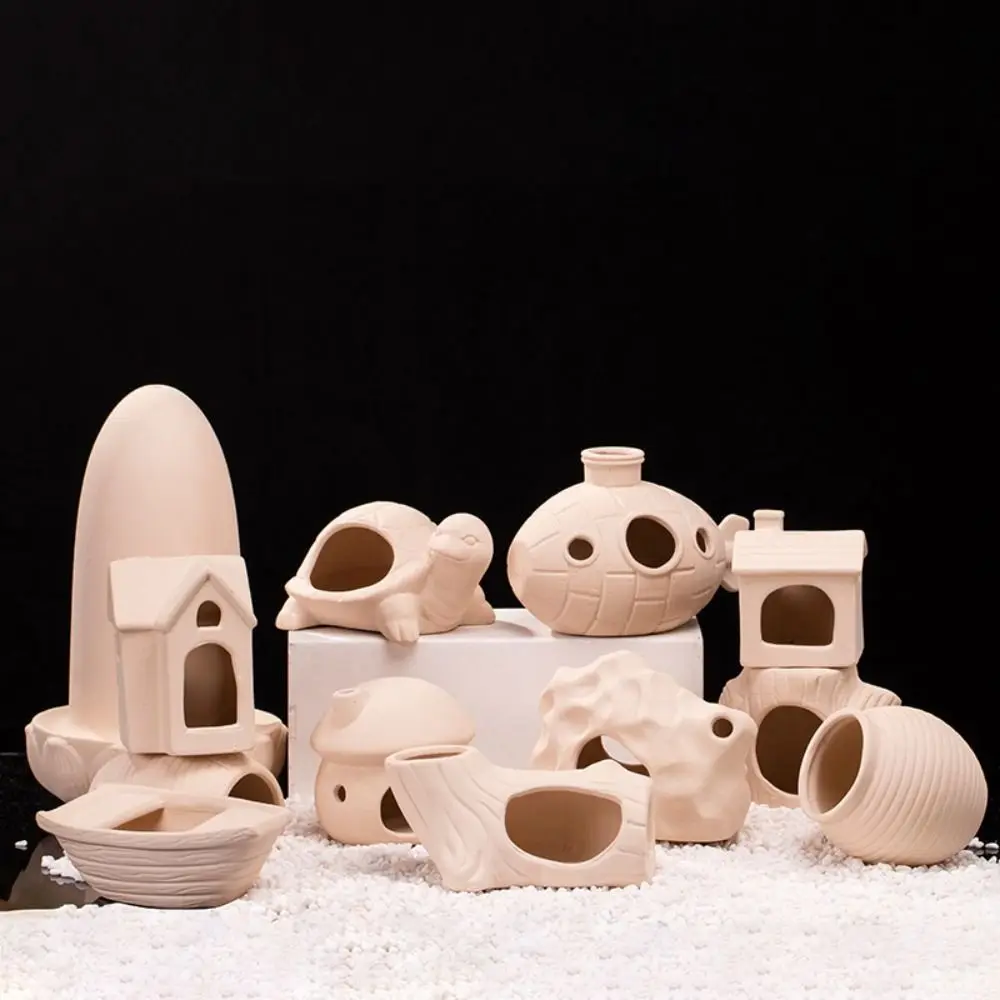 Ceramic Aquarium Shrimp Hideaway Decorative Multifunctional Fish Hiding Shelter Creativity Multi-style Breeding House Cave - view 5