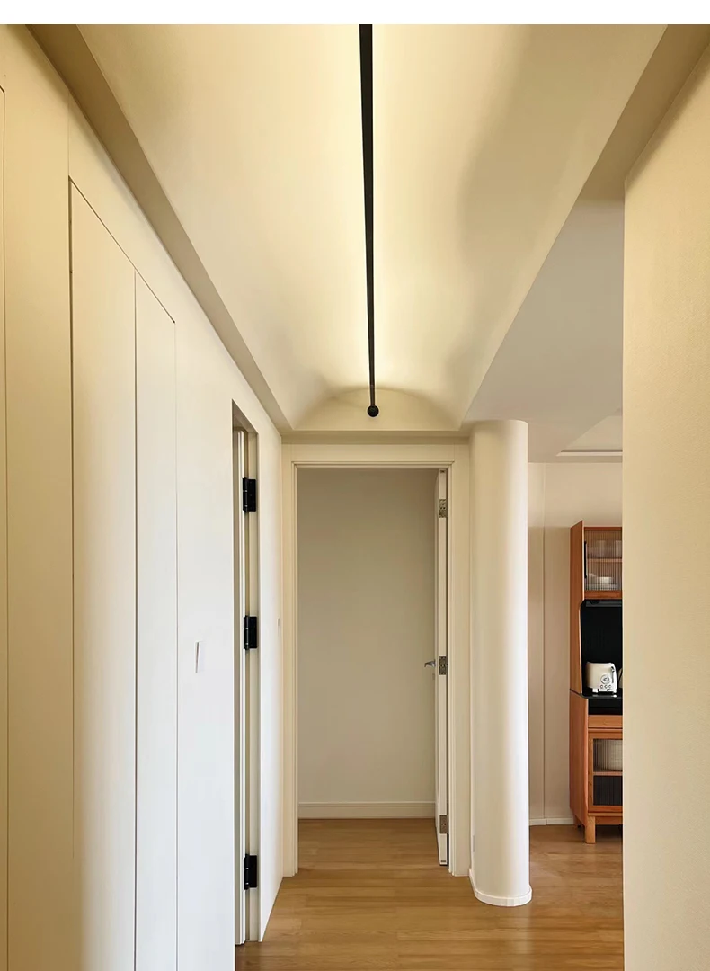 Minimalist LED Strips Lamp Skyline Corridor Ceiling Light Living Room Wall Lamp Long Line Decor Bedroom Nordic Home Lighting