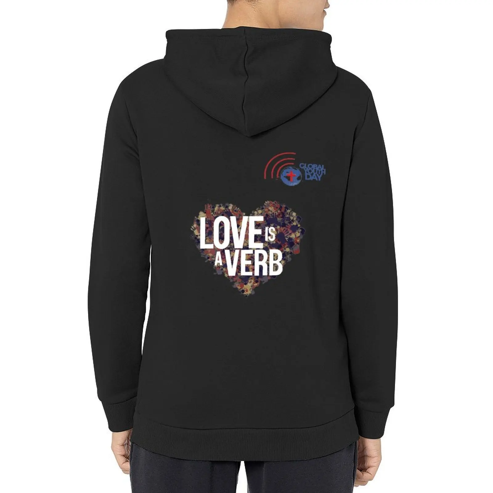 Copy of Global Youth Day 2023-Love is a Verb GYD 23 2023 GYD Hoodie blouse men's hoodies