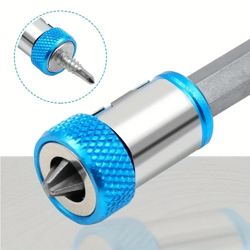 Magnetic Screw Ring Bit Magnetizer Ring Metal Magnetizer Screw, Removable For 1/4 Inch/6.35mm Hex Screwdriver And Power Bits image 4