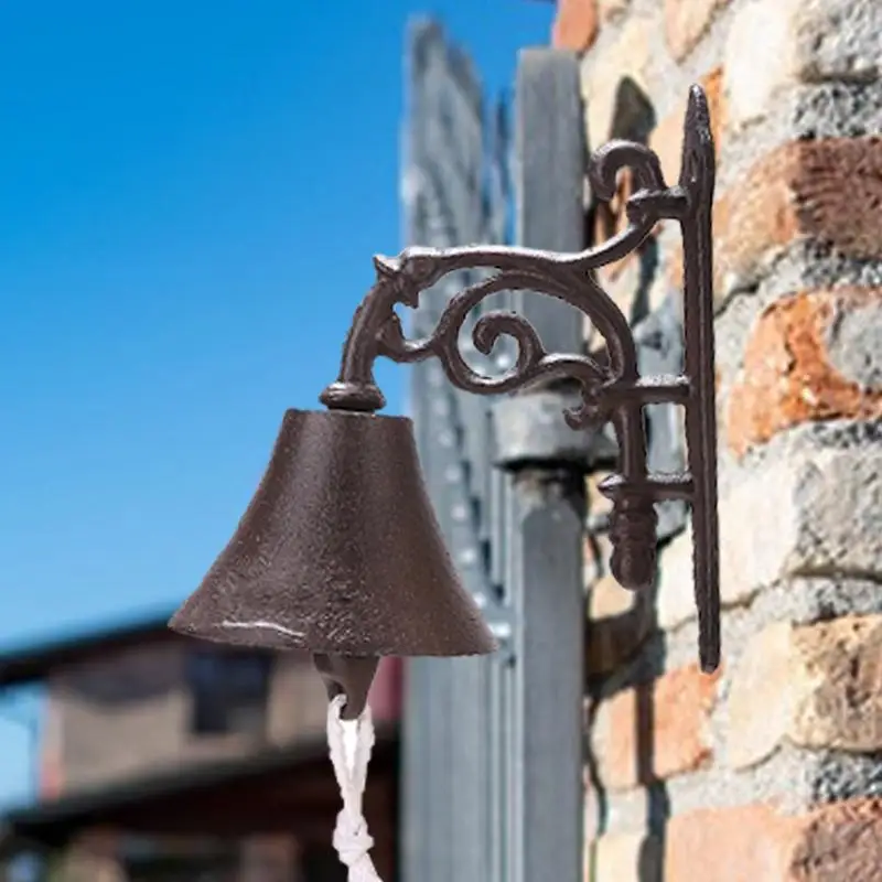 Door Bells for Homes Bird Doorbell Rustic Door Bell Ringer Doorbell Chime Wall Mounted Farmhouse Decor Cast Iron Door Ring Bell