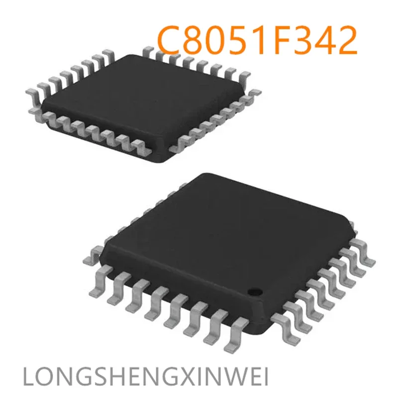 1PCS New Original C8051F342 C8051F342-GQR QFP32 Processor Microcontroller Chip