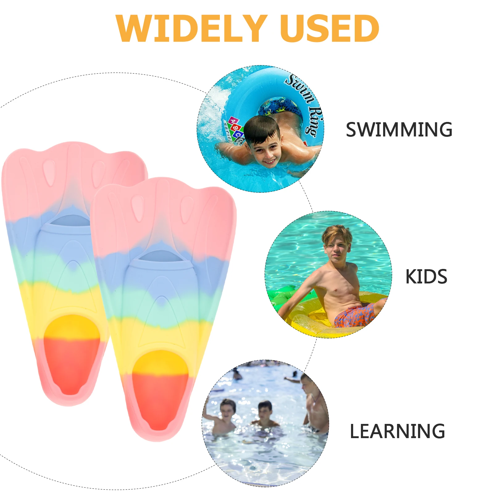 

Comfortable And Flexible Kids Swim Fins Ideal For Travel And Regular Use Flippers For Snorkeling And Diving