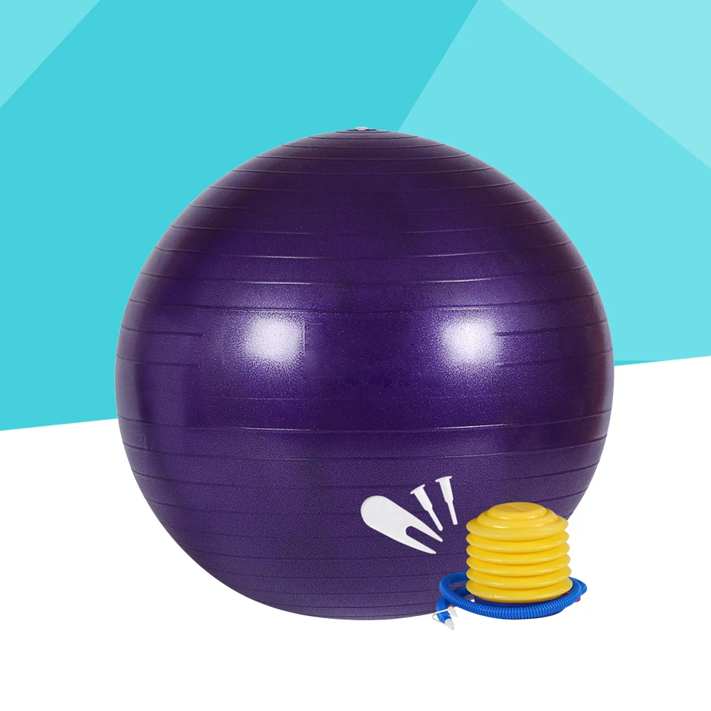 75 سنتيمتر مكافحة انفجار كرة يوجا اضافية سميكة اللياقة البدنية الاستقرار ممارسة الوركين الظهر الساقين الأسلحة الكتفين بيلاتيس الصالة الرياضية التدريبات