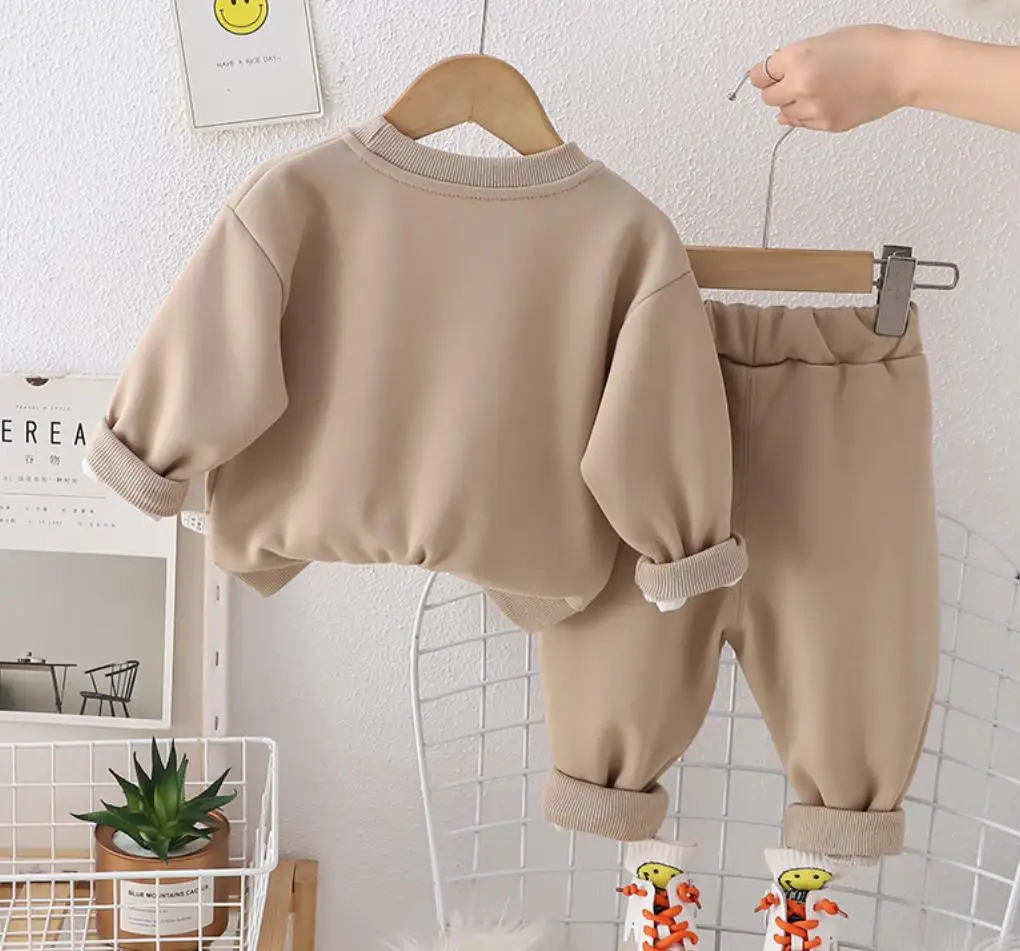 Sweats à capuche et pantalons à manches longues pour enfants, tenues de printemps pour garçons, survêtements pour tout-petits, vêtements pour bébés, ours de dessin animé, nouveau style, 2024