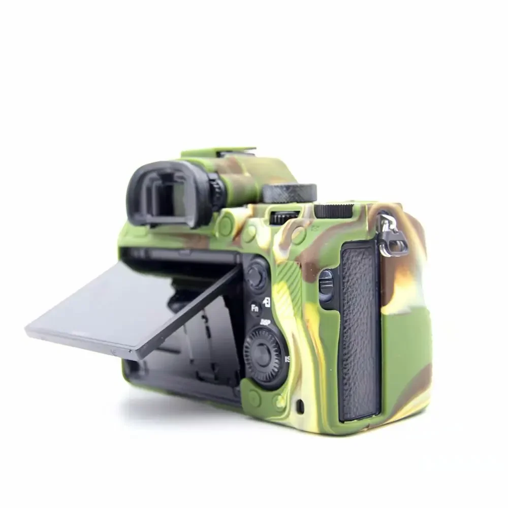 Soft Silicone Rubber Camera Protective Body Case Cover For Sony A7 III A7RIII A7III A7M3 A7R3 / A9 Camera Bag