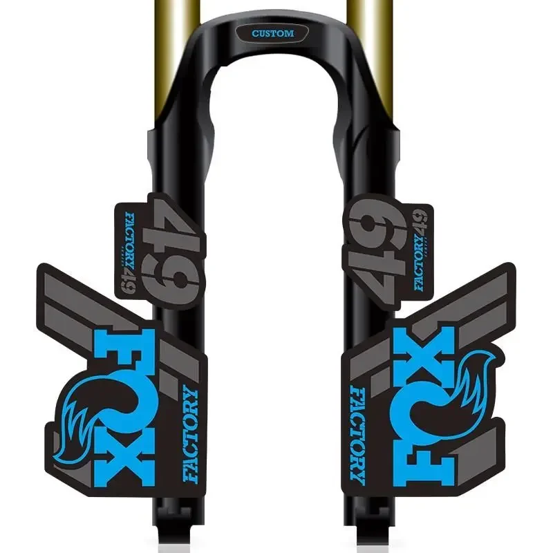 Fox49 2020 Vordergabel-Aufkleber, 1 Paar wasserdichte, sonnenbeständige MTB-Aufkleber, Zubehör zur Modifikation von Mountainbikes – Detail 6