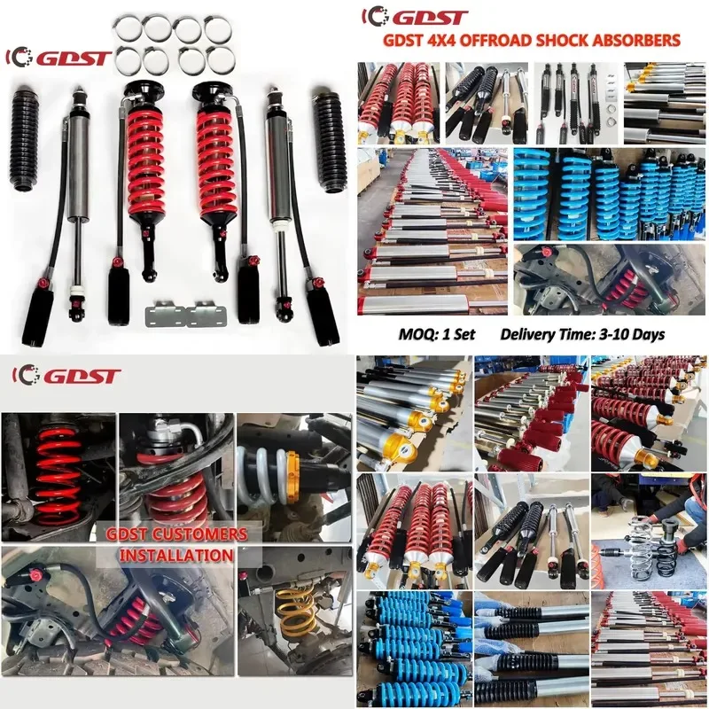 Hot Sale GDST Nitrogen Off Road Shock Absorber Adjustable Suspension Coilover Spring 4X4 Accessories for FJ Cruiser