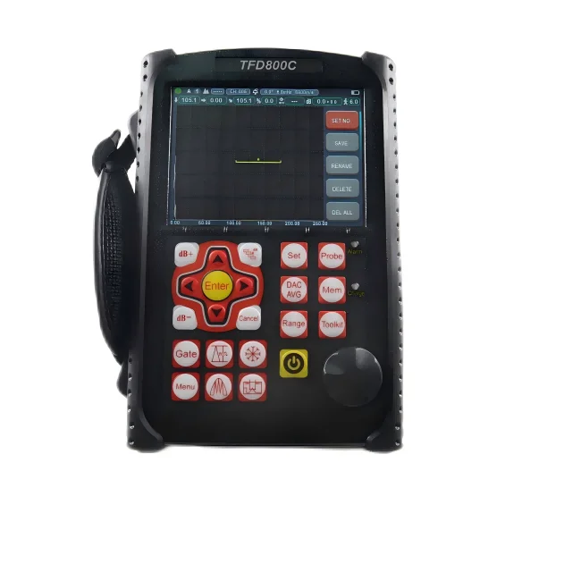 TMTeck Made   Portable Ultrasonic Flaw Detector TFD800C