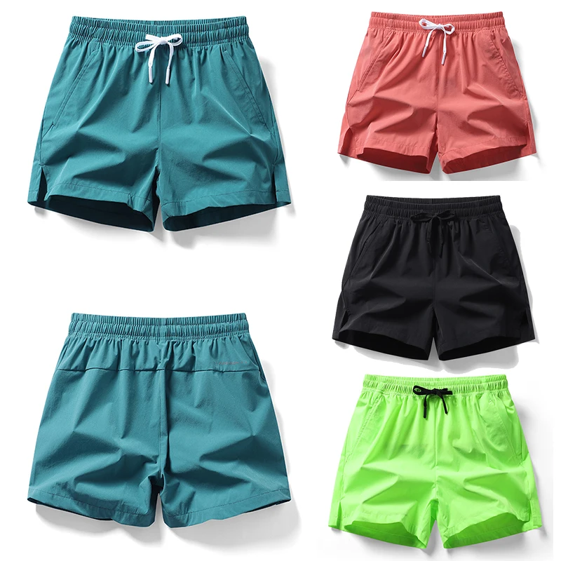 Pantaloncini sportivi uomo e donna tendenza estiva cinque pantaloni larghi sportivi elasticizzati tre pantaloni in seta di ghiaccio Quick Dry Beach