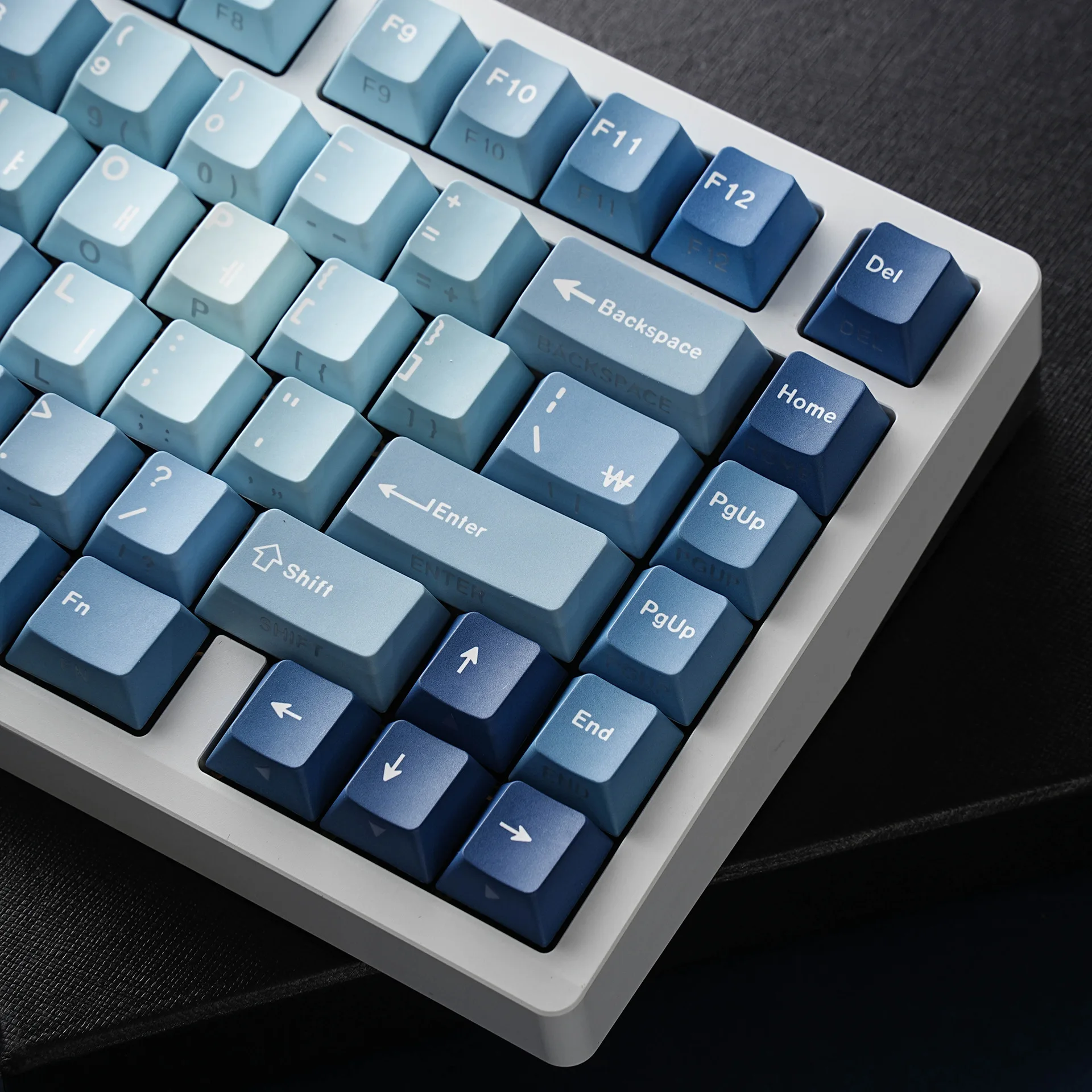 Set Keycaps Lengkap Baru Dalam Bahasa Korea Rusia Jerman Spanyol Prancis Arab Dual Engraved Translucent Pbt