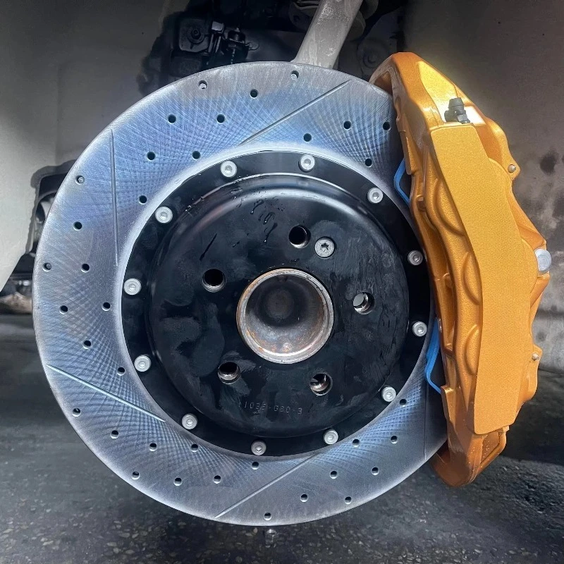 New Custom Color 6-Piston Big Brake Caliper Kit for  W204 Forged 6061-T6 Aluminum BBK 355/380mm