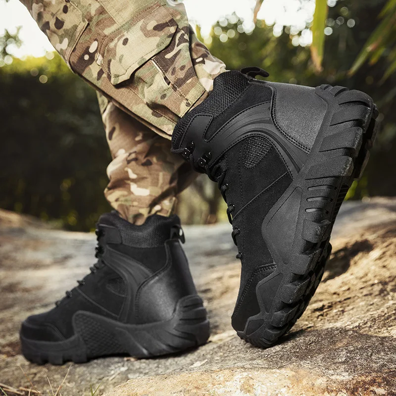 Jesienno-zimowe buty męskie do połowy łydki Basic 2024 New LOWA Tactical Outdoor Mountaineering Boots Męskie buty w kolorze piaskowym