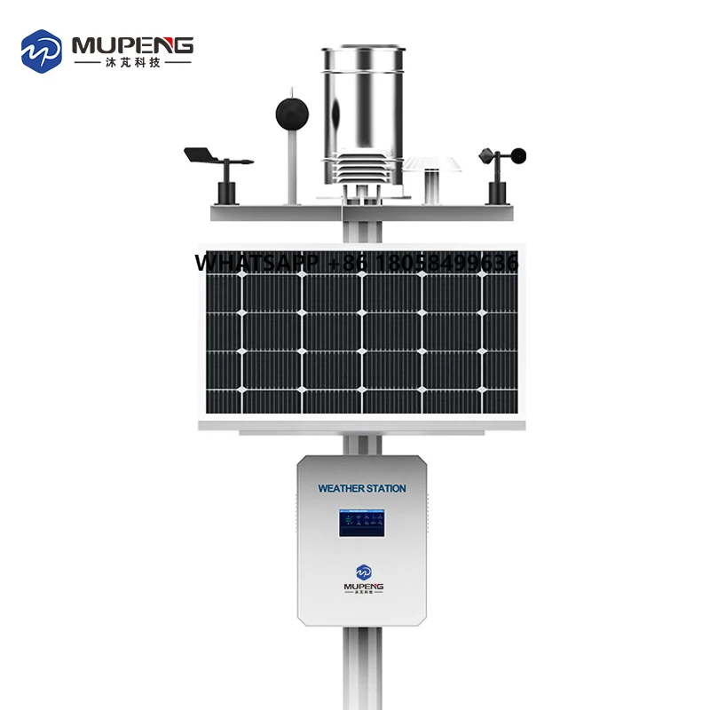 

A Smart Agricultural Weather Station Four-Condition Monitoring Electronic Measuring Instrument for Weather Data MP-8801-QX