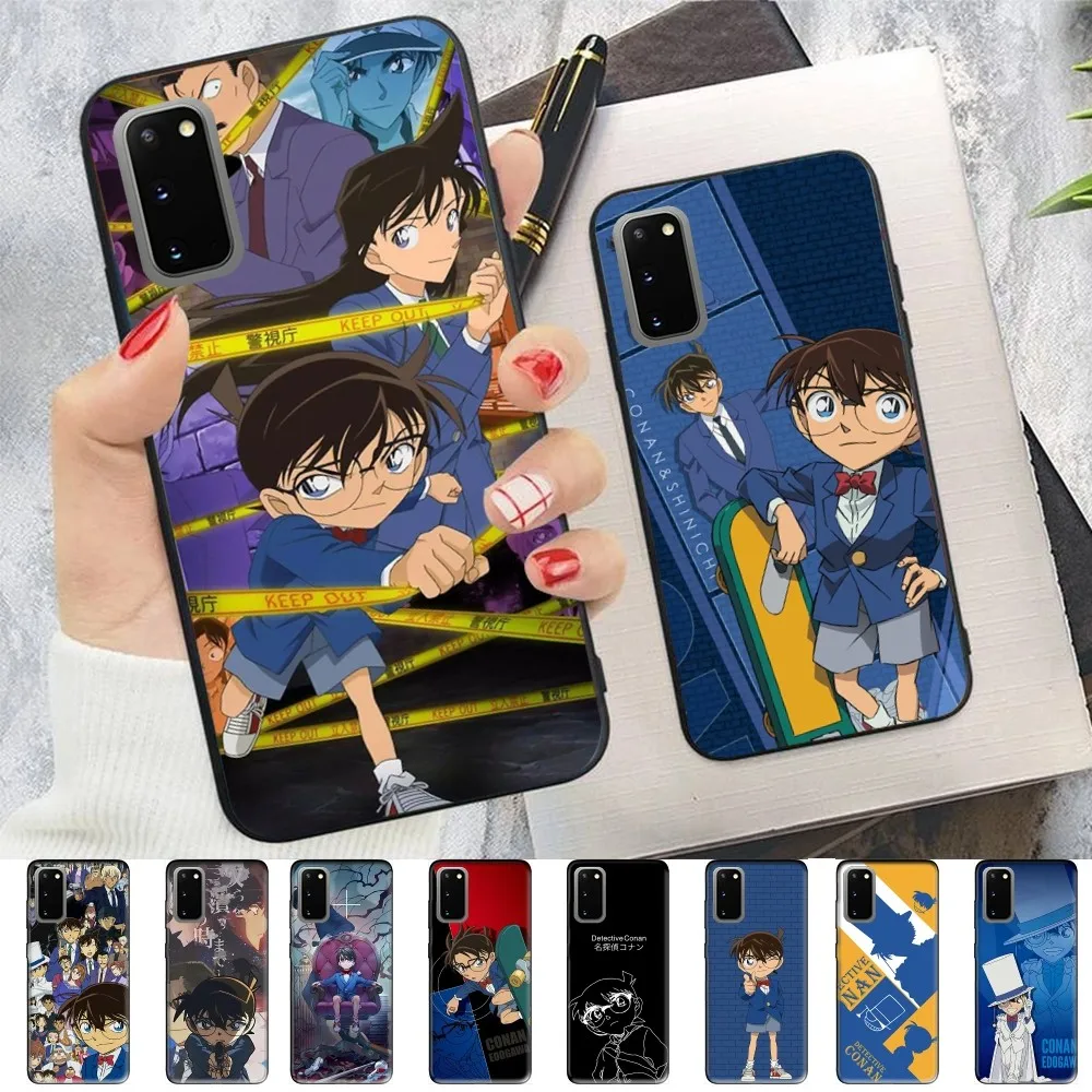 Anime D-DetectiveS C-ConanS Phone Case For Samsung S 9 10 20 21 22 23 30 23plus lite Ultra FE S10lite Fundas