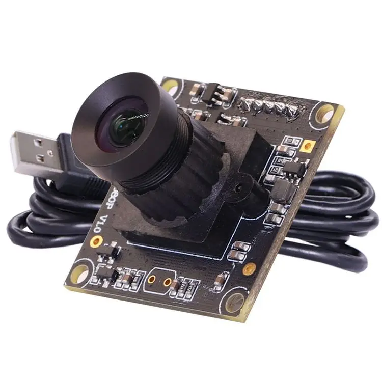 2MP IMX291 Industrial Camera Module with Starlight & Low Light Level H.264 3mm 95Degree Distortionless USB for Machine Vision