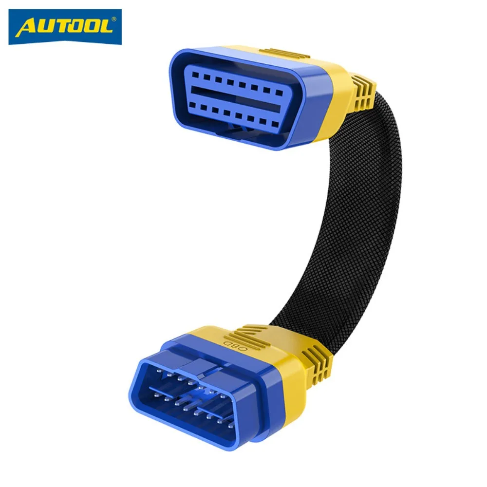 OBD extension cable Automotive obd2 detector Universal diagnostic interface Male to female adapter cable 16 pins 16 cores