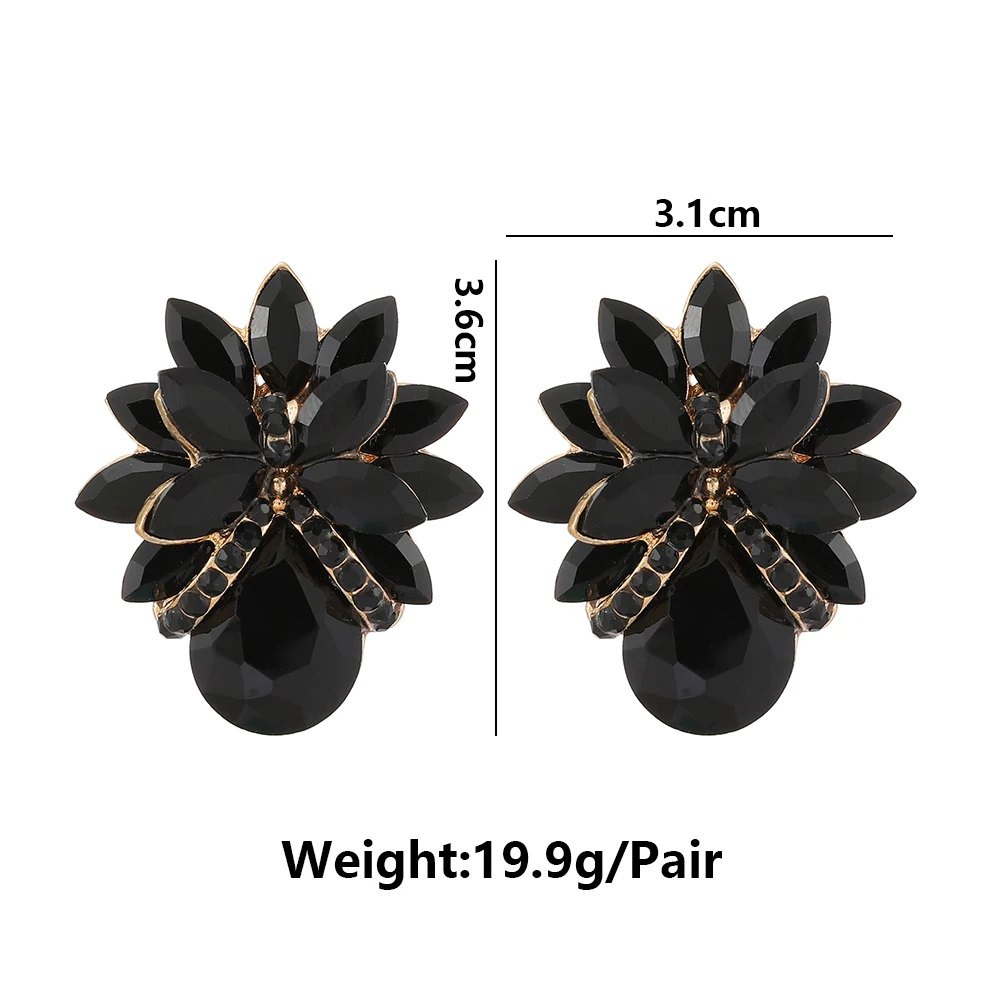 Versatile Creative Shiny Symmetric Stud Earrings for Women Exquisite Fresh Jewelry for Daily Travel Party Wear view 6