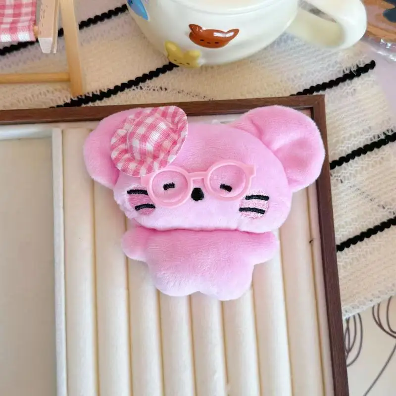 Creatieve Cartoon Muis Pluche Sleutelhanger Kawaii Gevulde Pop Speelgoed Decoratieve Rugzak Hanger Ornament Accessoires Geschenken