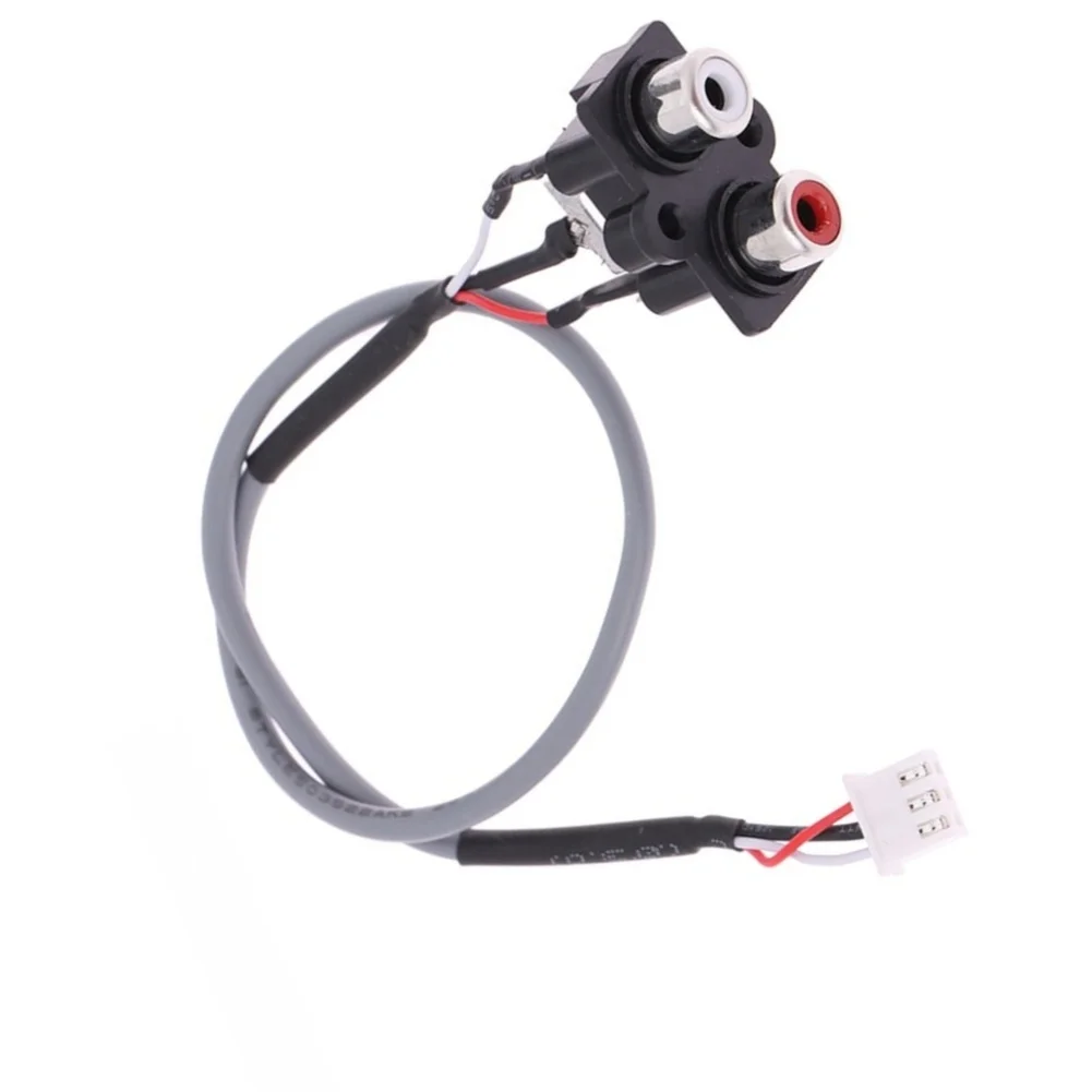 

30cm Audio Signal Cable With XH2.54 3Pin For RCA Panel Mount Extension Wire For Amp Input Socket Adapter Connection Cable