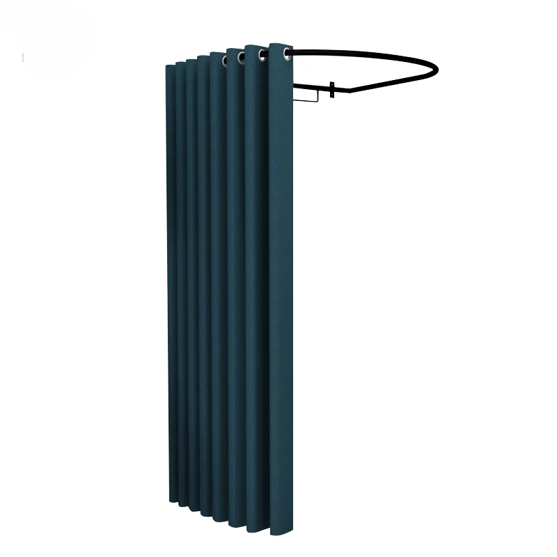 

Shopping Mall U-shaped Storage Racks Simple Fitting Room Storage Holders Temporary Event Dressing Room Track Fitting Rod Racks