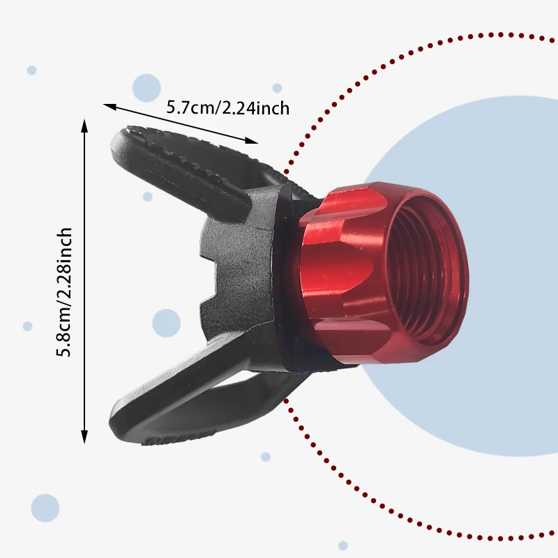 3 High-Quality Paint Nozzle Bases, Airless Paint Sprayer Assembly Paint Nozzle Tools, Compatible with Airless Paint Universal Replacement Parts
