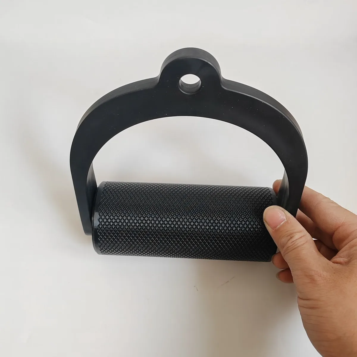 6 cm Lat Pull Down Griff Riemenscheibe Kabel Maschine Bar Arm Wrestling Workout, Entheben D Form Handgriff für Finger Handgelenk Stärke – Detail 2