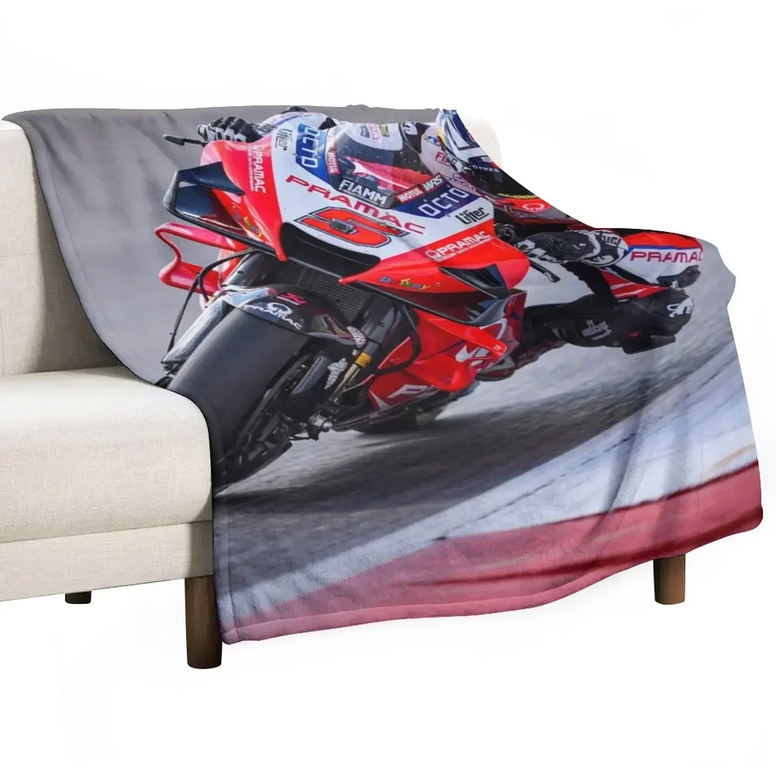 

Johann Zarco Throw Blanket Breathable Lightweight Blanket for Adults Kids
