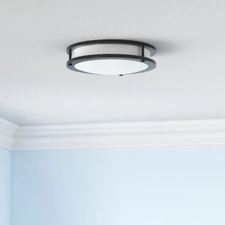 13 inch Flush Mount LED Ceiling Light Fixture, 1300LM, 5CCT 2700K/3000K/3500K/4000K/5000K Adjustable Ceiling Lights, Oil Rubbed