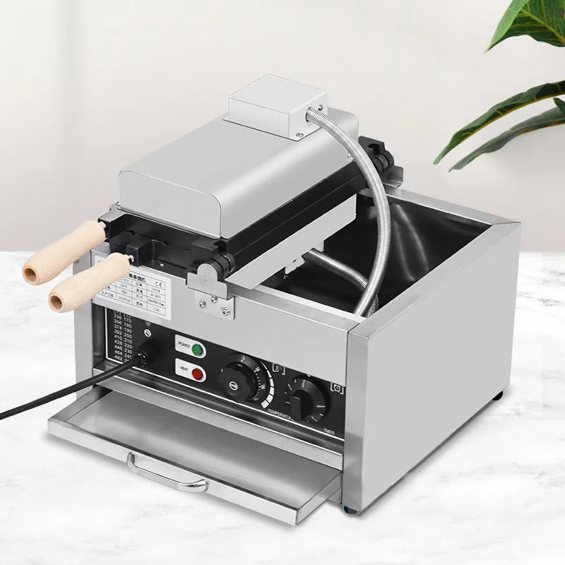 Electric 6pcsTaiyaki Fish Waffle Maker Iron Taiyaki Machine Commercial Waffle Making Machine With Flip Non-stick Plate