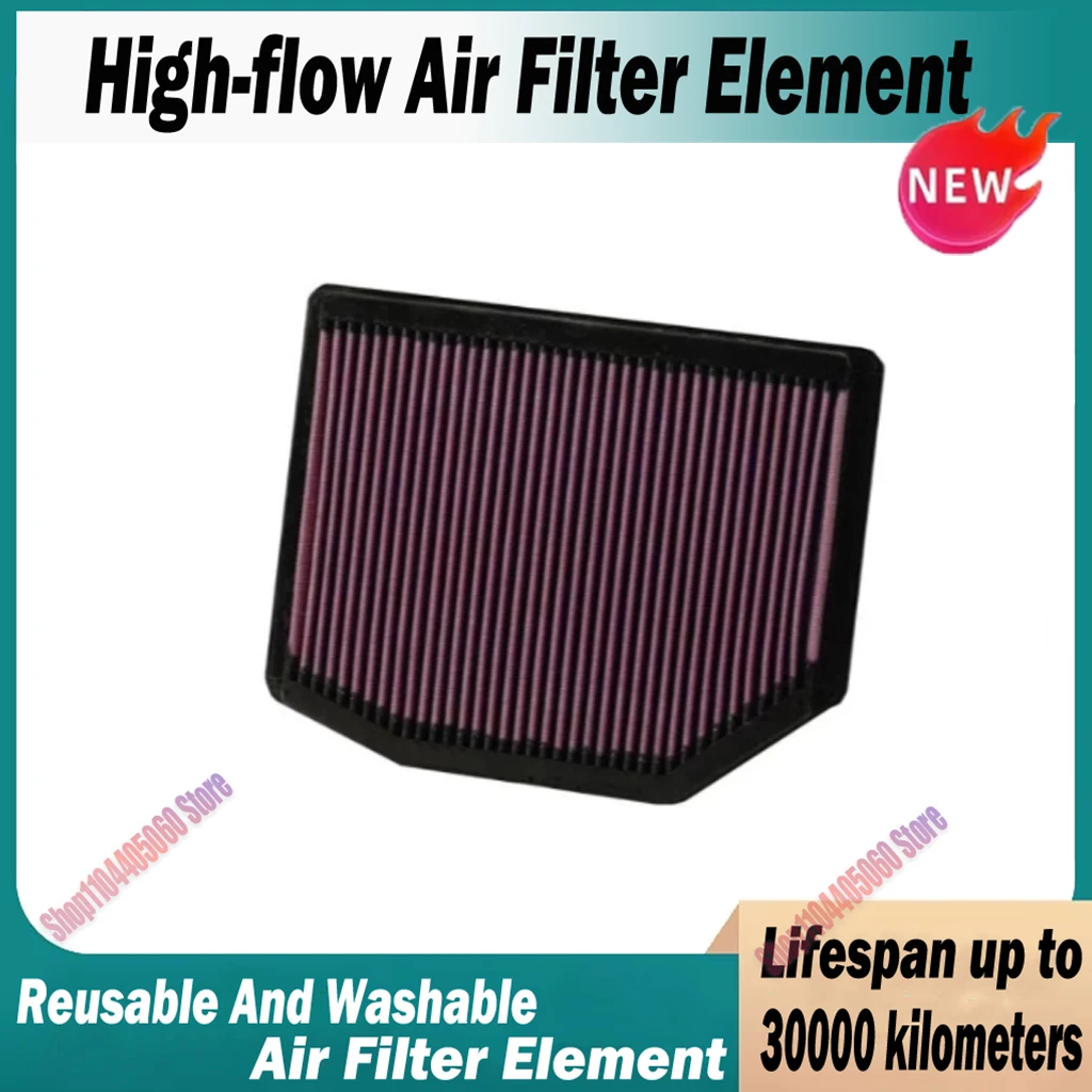 

Car High Flow Air Filter For BMW X3(E83) 2.5 si Z4(E85 E86) 2.0i 2.5si 3.0si 03.2006-10.2008 13717542545 Washable Reusable