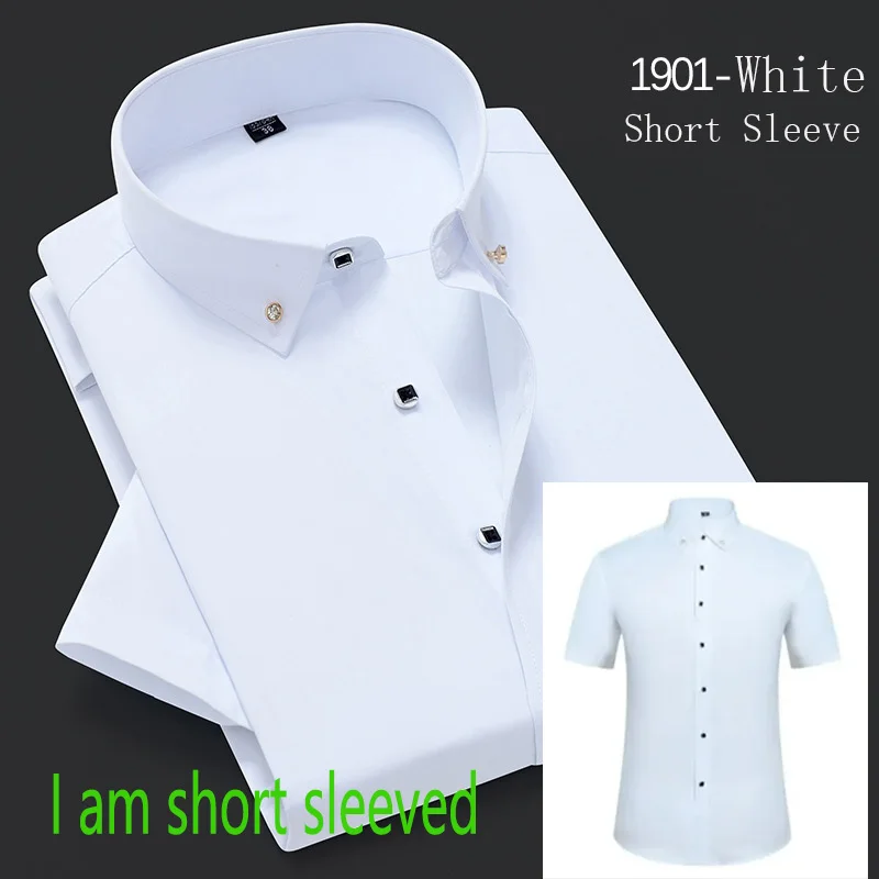 Excellent New Men's White Shirt Korean High Quality Free Shipping Popular Clothing Short Sleeve Long Sleeve Casual Suit Shirts