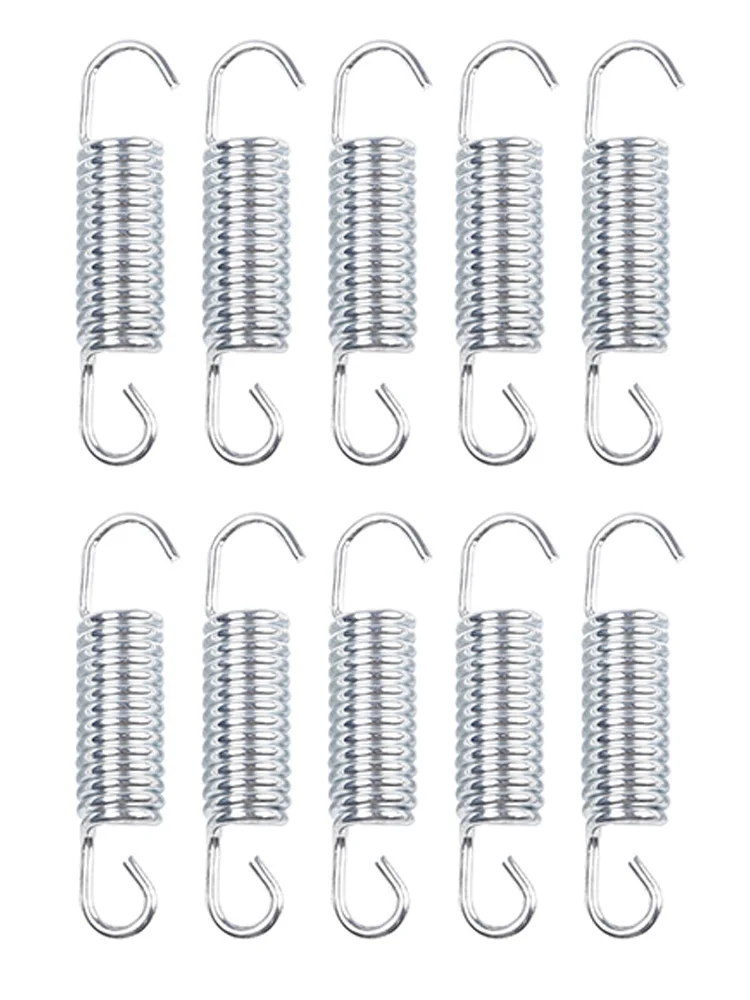 10x Springs Replacement Spring Heavy-Duty Galvanised  Parts 8.7/9/10/12/13.5/14.7/16.5/17.8cm Strong Hook Tool Accessories