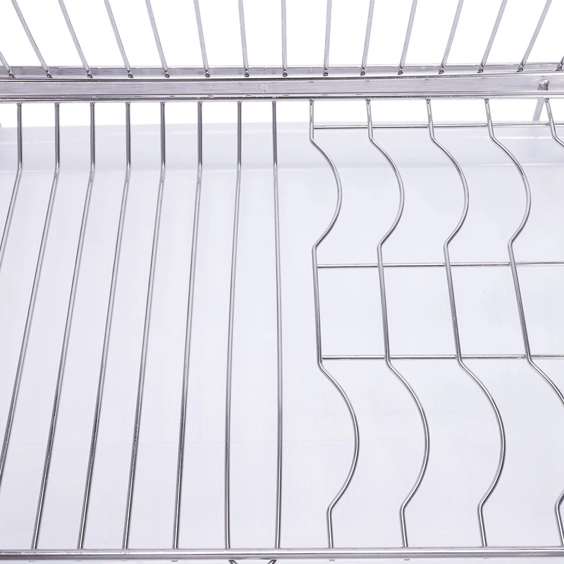 

2025 Trend Stainless Steel Folding Hanging Dish Rack Draining Bowl Rack Plates Organizer Tableware Kitchen Storage Kitchen Organ