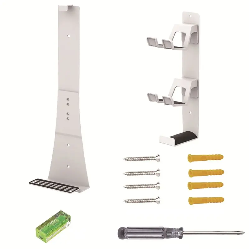 

Universal For PS5/Sim/Pro Compatible Wall Mount Stand Integrated Controller& Headset Storage Iron Gaming Rack-A86G