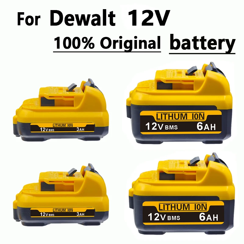 For DeWalt DCB120 - DCB127 Rechargeable Batteries - 3000mAh 12V Max Lithium Ion Replacement Battery[