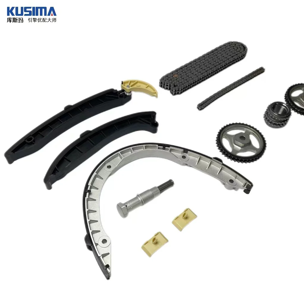 for KUSIMA Engine Timing Chain Kit & Accessories Tensioner Guide Kit  for Porsche 4.8T  4S 94810518111 94810506510  94810725211
