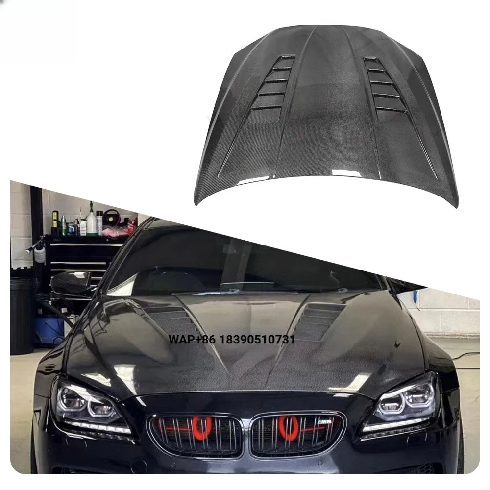 

New Hot Sale Engine Vented Hood Bonnet Carbon Fiber for F06 F12 F13 M6 High Quality 100% Fitment Screw-On with Screws