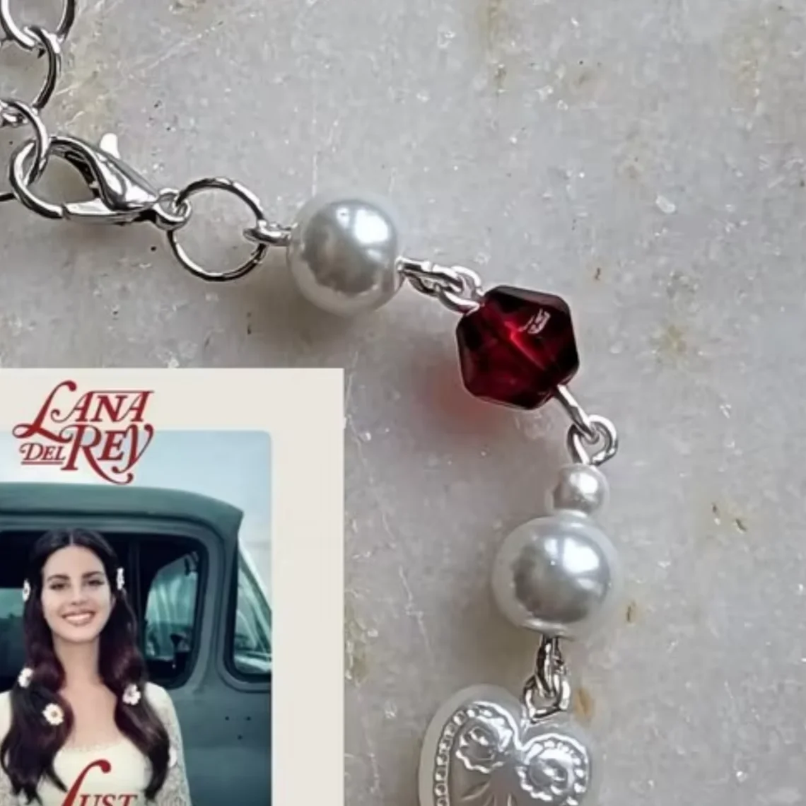 Y2K Jewelry Lana del Rey themed coquette bracelet