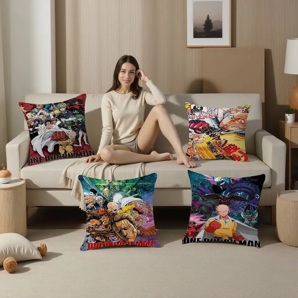 

Наволочка с изображением Сайтамы из аниме One Punch Man для спальни, гостиной и дивана, декоративная наволочка для подушки