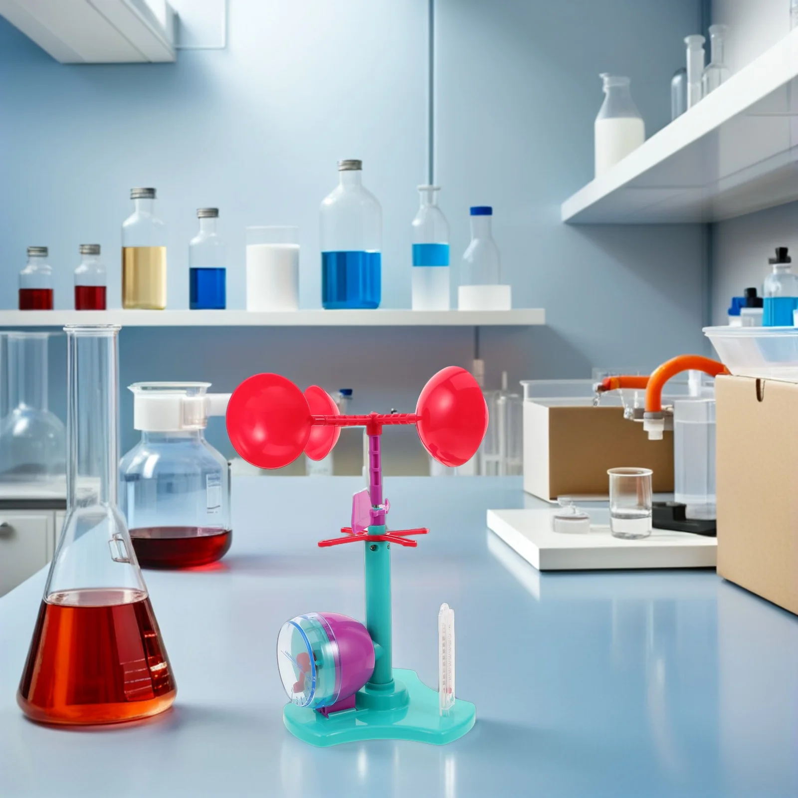 Kit de palettes éducatif pour enfants, apprentissage de la physique, indicateur de Direction du vent, anémomètre, Instruments météorologiques en plein air, Science