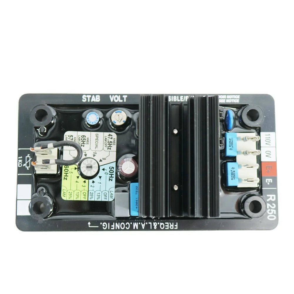 

R250 Brushless Generator Universal Three Phase AVR Leroy Somer Electric Engine Voltage Regulator