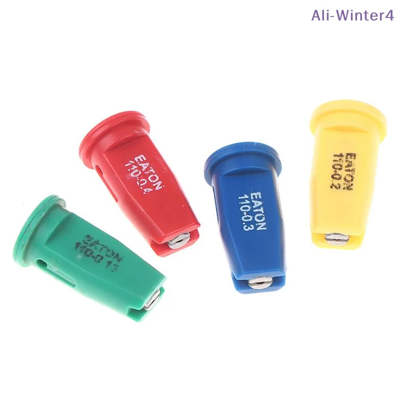 หัวฉีดพ่นยาเกษตรแรงดันสูง ป้องกันลม ป้องกันการลอยตัว หัวฉีดพ่นละอองแบบพัดลม แกนสแตนเลส